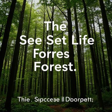 The Secret Life of Forests