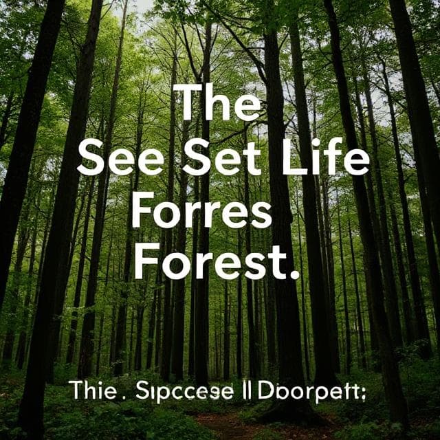 The Secret Life of Forests
